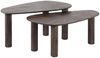 KAWOLA Couchtisch INKA Set 2-tlg. Teakholz braun nierenförmig 43 x 39 x 84 cm Bild 3