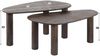KAWOLA Couchtisch INKA Set 2-tlg. Teakholz braun nierenförmig 43 x 39 x 84 cm Bild 4