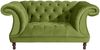 Chesterfield Sessel Kaylin Samtvelours oliv Bild 2