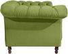 Chesterfield Sessel Kaylin Samtvelours oliv Bild 3