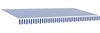 Einziehbare Markise, Sonnenmarkise Blau 400 x 200 cm Stoff Bild 2