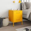 vidaXL Nachttisch Senfgelb 36x39x50,5 cm Stahl 842916 Bild 3