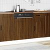 vidaXL Geschirrspülerblende Kalmar Braun Eichen-Optik 60x1,5x57 cm 853664 Bild 3