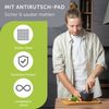 madeco Mörser mit Stößel Marmor Ø 14 cm - Perfekt geeignet für Gewürze, Kräuter & Nüsse - Steinmörser Set mit praktischem Antirutsch-Pad - Design Marmor Mörser & Stößel groß Bild 3