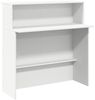 vidaXL Empfangstresen Weiß 100 x 50 x 103,5 cm Holzwerkstoff 859024 Bild 2