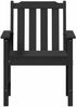 vidaXL Gartenstuhl 4 pcs Schwarz 65,5 x 59 x 88 cm Polyethylen 3335796 Bild 5