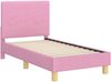 vidaXL Kinderbettgestell mit Kopfteil Rosa 70 x 140 cm Stoff 42010982 Bild 4