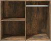 Kleiderschrank, Holzwerkstoff, Räuchereiche, 80 x 40 x 65 cm Bild 2