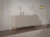 Vente-unique - YESINIA Sideboard Holz, Platte Beige - B 45 cm x H 80 cm x L 190 cm Bild 5