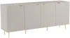 Vente-unique - YESINIA Sideboard Holz, Platte Beige - B 45 cm x H 80 cm x L 190 cm Bild 2
