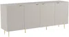 Vente-unique - YESINIA Sideboard Holz, Platte Beige - B 45 cm x H 80 cm x L 190 cm Bild 3