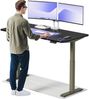 Desktronic HomeOne Elektrisch höhenverstellbarer Schreibtisch 160x80cm Grün/Schwarz mit Memory-Funktion, Anti-Kollisions Technologie, USB-A und USB-C-Ladeanschlüssen Bild 1