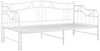 Ausziehsofa Bettgestell Weiß Metall 90x200 cm [324765] Bild 5