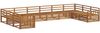 vidaXL Sofagarnituren 10 pcs Natur Massivholz Akazie 3374199 Bild 2