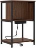 vidaXL Nachttisch Braun Eichen-Optik 38 x 31 x 61 cm Holzwerkstoff 859458 Bild 2