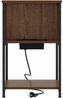 vidaXL Nachttisch Braun Eichen-Optik 38 x 31 x 61 cm Holzwerkstoff 859458 Bild 5