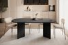 Selsey 'Ovo' Esstisch oval, Holzoptik Esche Portland Schwarzgrau, ca. 75 x 90 x 203,6 cm Bild 2