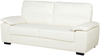 3-Sitzer Sofa Kunstleder creme VOGAR Bild 4