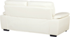 3-Sitzer Sofa Kunstleder creme VOGAR Bild 5