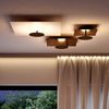 s.luce LED Wand- und Deckenlampe Plate Weiß 45x45cm Bild 3