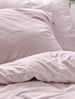 Irisette Easy Soft-Seersucker Bettwäsche 155x220 Melange rosa weiß 8514-60 Bild 2