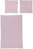 Irisette Easy Soft-Seersucker Bettwäsche 155x220 Melange rosa weiß 8514-60 Bild 3