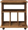 vidaXL Rollcontainer Altholz-Optik 60x45x60 cm Holzwerkstoff 856662 Bild 5
