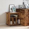 vidaXL Rollcontainer Altholz-Optik 60x45x60 cm Holzwerkstoff 856662 Bild 3