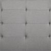 CARO-Möbel Polsterbett Ohio Bettgestell 90x200 cm Einzelbett Designbett inklusive Lattenrost Textilbezug in grau Bild 3