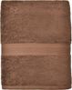 leevitex® Saunatuch Frottee XXL, (1-St), 80 x 200 cm, extra groß & saugfähig, Schokobraun/Dunkelbraun Bild 2
