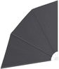 vidaXL Balkon Sichtschutz 210 x 210 cm Polyester Schwarz 42000935 Bild 4