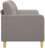 vidaXL 2-Sitzer-Sofa Taupe 140 cm Stoff 359098 Bild 4