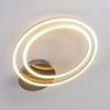 hofstein Deckenleuchte »Sini« Deckenlampe aus Metall in Silber/Nickel, 2 Ringen 1 verstellbar, 3000 Kelvin, 26 Watt, 2220 Lumen, stufenlos dimmbar über Lichtschalter Bild 2