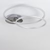 hofstein Deckenleuchte »Sini« Deckenlampe aus Metall in Silber/Nickel, 2 Ringen 1 verstellbar, 3000 Kelvin, 26 Watt, 2220 Lumen, stufenlos dimmbar über Lichtschalter Bild 4