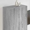 vidaXL TV-Wandschrank Graues Sonoma 59,5 x 31 x 100 cm Holzwerkstoff 892375 Bild 4