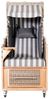 Strandkorb Kampen Single White Oak Set 46 inkl. Industrierollen Bild 4