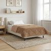 vidaXL Sommerdecke Taupe 140 x 220 cm Mikrofaser und Teddy-Fleece 42026206 Bild 4