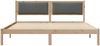 vidaXL Bettrahmen Dunkelgrau 200 x 200 cm Massives Kiefernholz 3394229 Bild 5