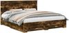 vidaXL Bettrahmen Geräucherte Eiche 200 x 200 cm Holzwerkstoff 3409612 Bild 2