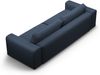 Micadoni Sofa Victor 3-Sitzer Strukturierter Stoff Königsblau Bild 4