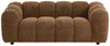 Vente-unique - NELIMAR Sofa Stoff Braun - B 96 cm x H 73 cm x L 189 cm Bild 2
