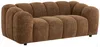 Vente-unique - NELIMAR Sofa Stoff Braun - B 96 cm x H 73 cm x L 189 cm Bild 3