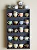 Bloomingville Tasse Paula Cup, Blue, Stoneware, 275ml Keramik Kaffeetasse Teetasse dänisches Design, braun/blau Bild 2
