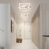 ZMH LED Deckenleuchte 24W Silber 4000K Neutralweiß Eckig Drehbar Modern Design Lampe für Schlafzimmer Wohnzimmer Küche Flur Bild 2