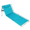 DETEX® 2er Set Strandmatte mit Rückenlehne Gepolstert Türkis Bild 4