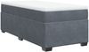 vidaXL Boxspringbett mit Matratze Dunkelgrau 90x190 cm Samt 3285252 Bild 2