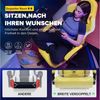 GTPLAYER Gaming-Stuhl Ergonomischer Gaming Sessel Schreibtischstuhl aus Stoff/Kunstleder (Pacekung), Federsitzkissen mit Fußstütze Bild 3