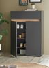 Schuhschrank Center in grau matt und Eiche Wotan 85 x 122 cm Bild 3
