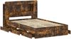 vidaXL Bettgestell mit Stauraum Geräucherte Eiche 120 x 190 cm 3434025 Bild 4