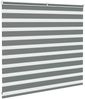 vidaXL Doppelrollo Dunkelgrau 160x100 cm Stoffbreite 155,9 cm Polyester 4014117 Bild 4
